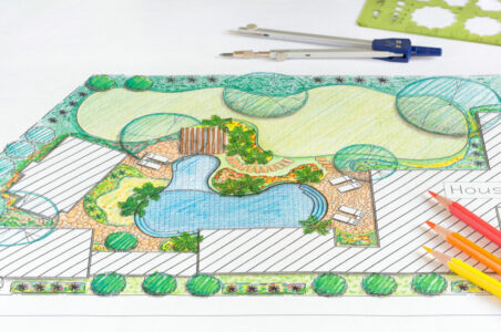 Landscape architect design backyard plan for villa Landscape architect design backyard plan for villa